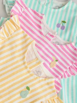 Multi Bright Stripe (multi-rayures lumineuses) - Lot de 3 barboteuses