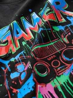 Multi Gamer - Lot de 2 pyjamas à manches longues (3-16ans)