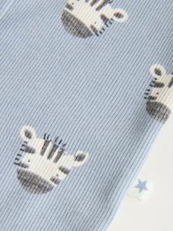 Multi Safari Animal - Combinaisons de sommeil pour bébé 4 Pack (0mois-3ans)