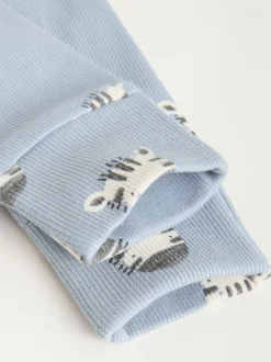 Multi Safari Animal - Combinaisons de sommeil pour bébé 4 Pack (0mois-3ans)