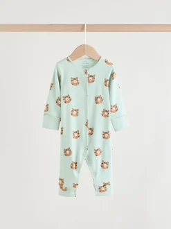 Multi Safari Animal - Combinaisons de sommeil pour bébé 4 Pack (0mois-3ans)