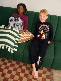 Multi Sonic - Lot de 2 pyjamas sous licence Jogger (3-14ans)