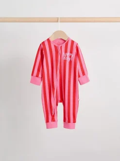 Multi Stripe (Multi Stripe) - Combinaisons de nuit à fermeture éclair pour bébés 3 Pack (0mths-3yrs)