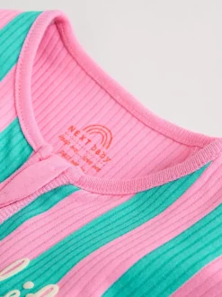 Multi Stripe (Multi Stripe) - Combinaisons de nuit à fermeture éclair pour bébés 3 Pack (0mths-3yrs)