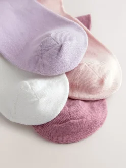 Multicolore - 4 Lot de chaussettes à volants en coton riche en volants