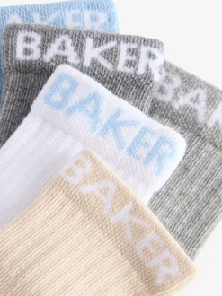 Multicolore - Baker by Ted Baker Bébé Chaussettes 5 Lot
