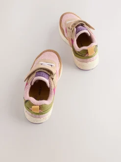 Multicolore - Baskets à lacets élastiques à fermeture tactile