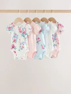 Multicolore - Bébé Manches courtes Bodysuits 5 Pack