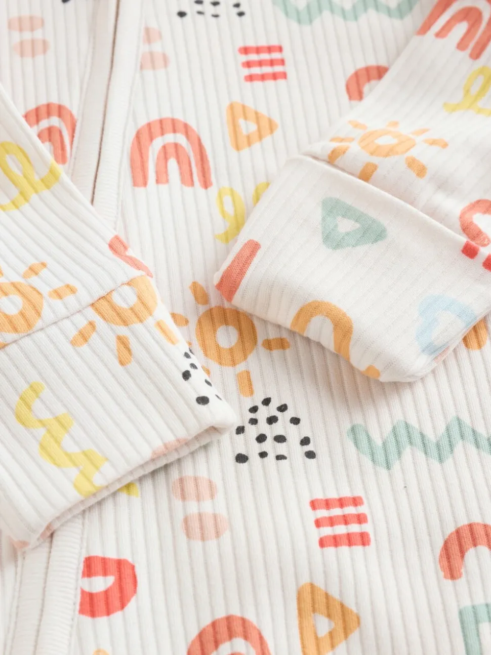 Multicolore - Combinaison de nuit zippée pour bébé 3 Pack (0-2ans)