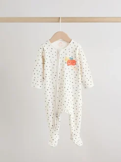 Multicolore - Combinaison de nuit zippée pour bébé 3 Pack (0-2ans)
