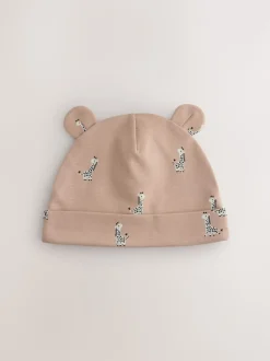 Multicolore - Ensemble 4 pièces bonnet et bavoirs bébé (0-18mois)