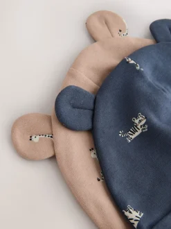 Multicolore - Ensemble 4 pièces bonnet et bavoirs bébé (0-18mois)