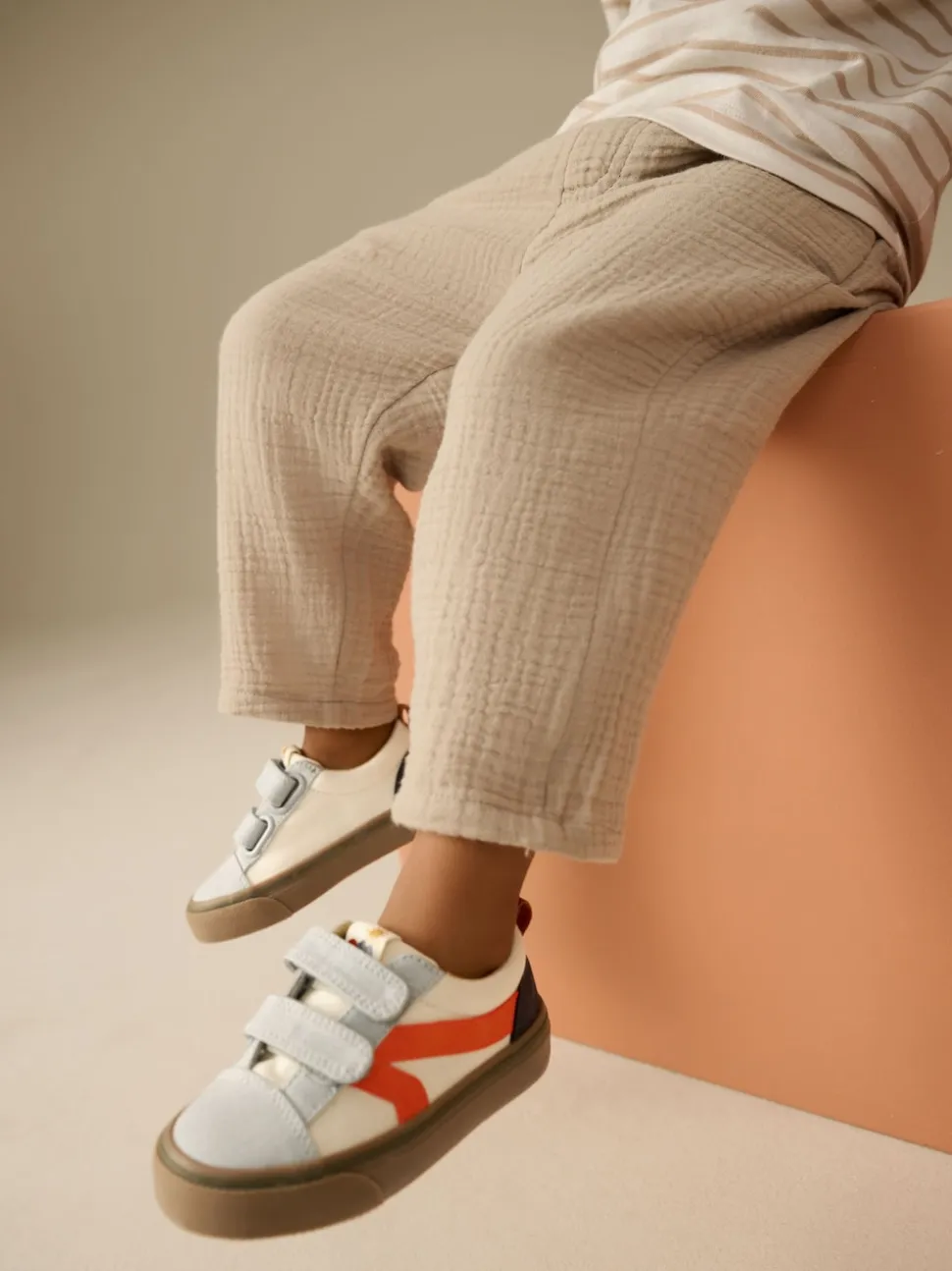 Multicolore - Fermeture par contact Skate Trainers