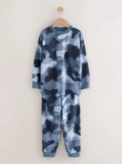 Multicolore à imprimé camouflage - Lot de 3 pyjamas à manches longues (3-16ans)