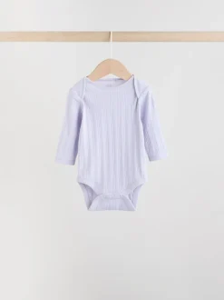 Multicolore - Lot de 5 bodies à manches longues pour bébé