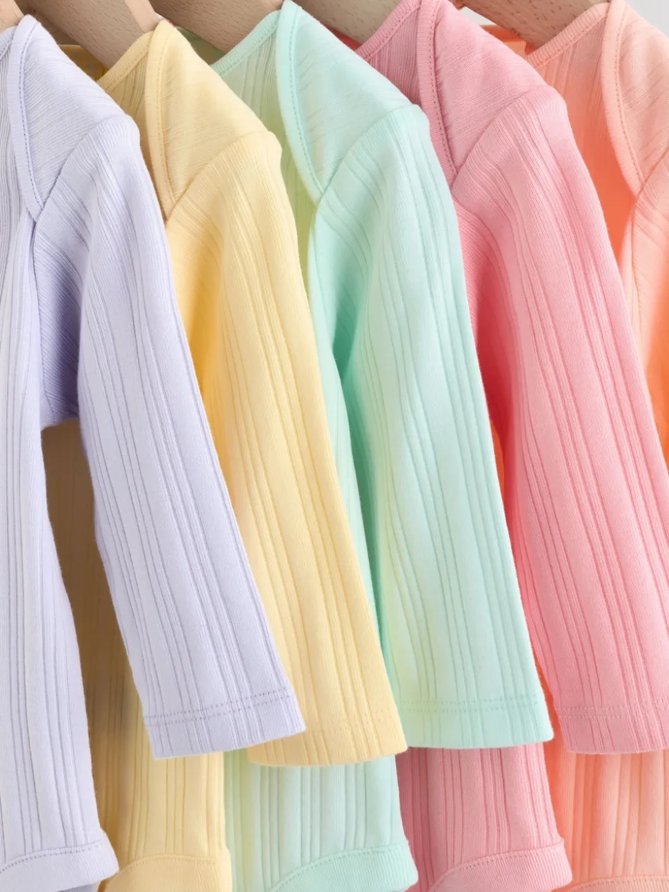 Multicolore - Lot de 5 bodies à manches longues pour bébé