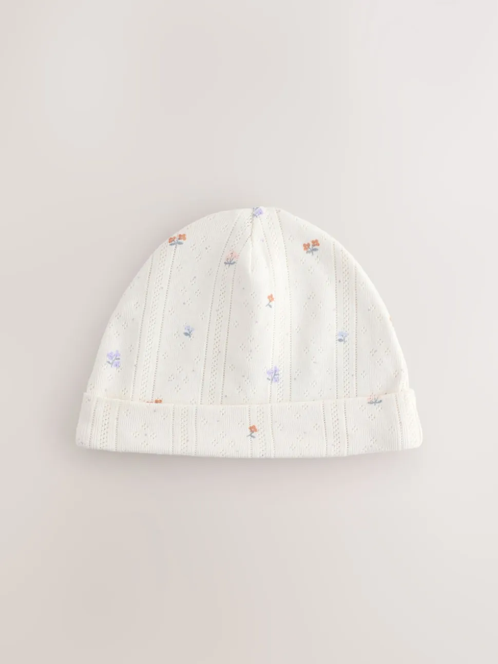 Multicolore - Lot de 3 bonnets pointelle pour bébé (0-18mois)