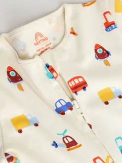 Multicolore - Lot de 5 Combinaisons de nuit zippées deux sens pour BÉBÉ (0mois à3ans)