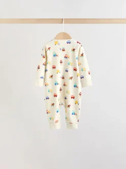 Multicolore - Lot de 5 Combinaisons de nuit zippées deux sens pour BÉBÉ (0mois à3ans)