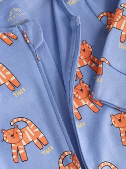 Multicolore - Lot de 5 dors-bien zippés en coton pour bébé (0-2ans)