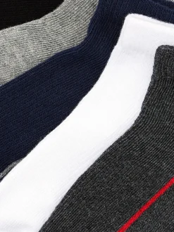 Multicolore - Lot de 5 paires de chaussettes de sport à semelle rembourrée