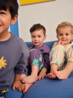 Multicolore - Lot de 3 pyjamas oversize (9mois-10ans)