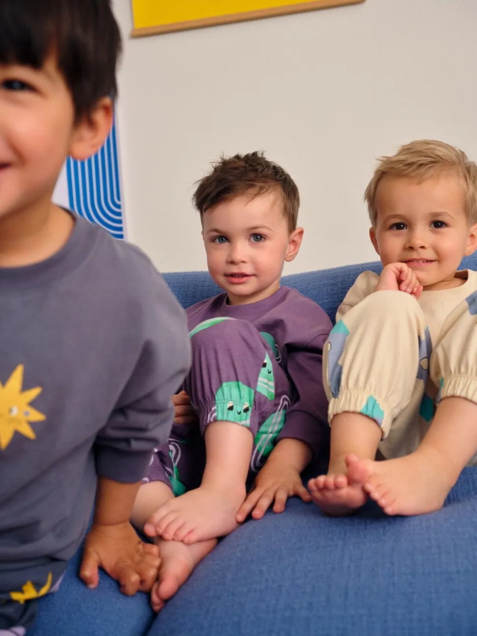 Multicolore - Lot de 3 pyjamas oversize (9mois-10ans)