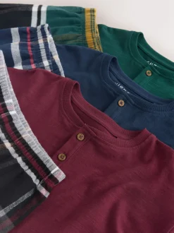 Multicolore - Lot de 3 pyjamas tissés à carreaux (3-16ans)