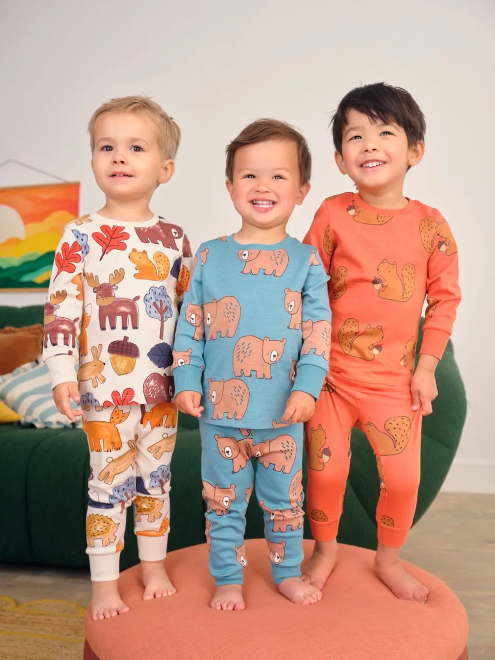 Multicolore - Lot de 3 pyjamas Snuggle (9mois-8ans)