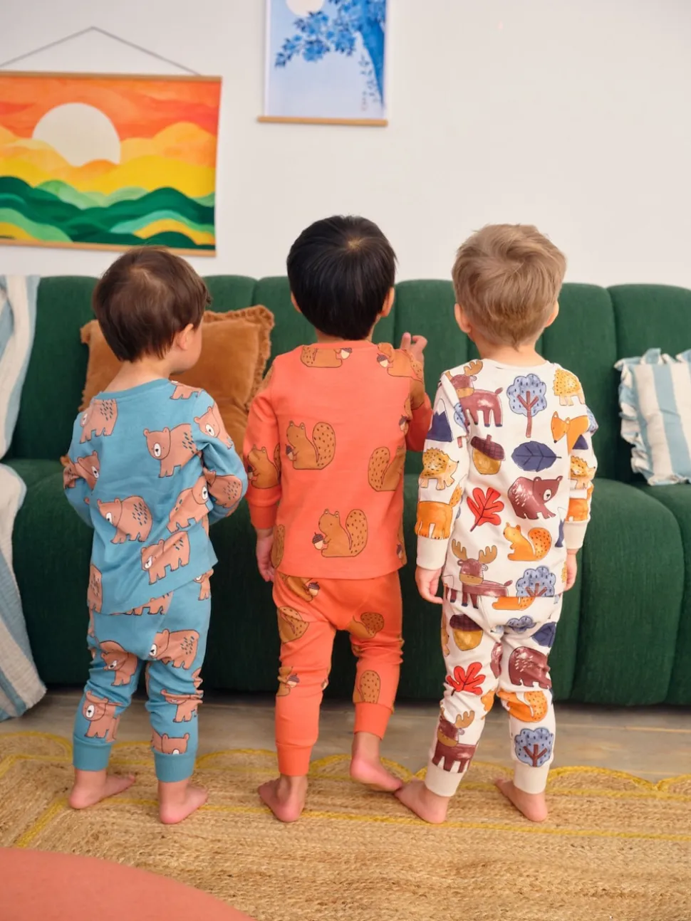 Multicolore - Lot de 3 pyjamas Snuggle (9mois-8ans)