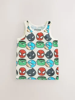 Multicolore - Marvel 100% gilets en coton Lot de 3 (1.5-12ans)