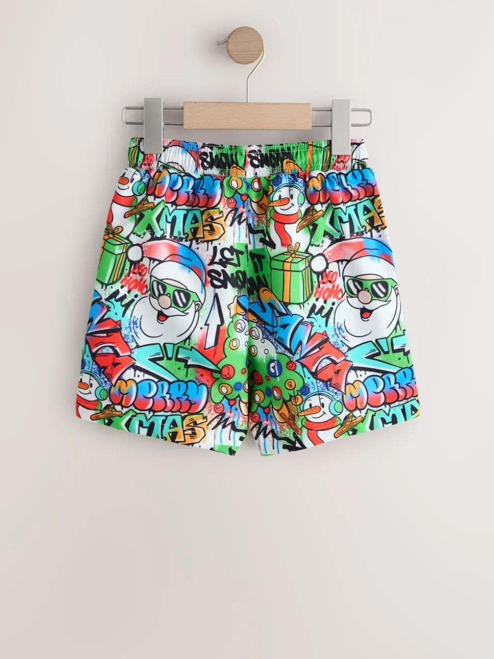 Multicolore - Short de bain de Noël (3-16ans)