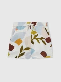 Multicolore - Short Reiss Tommi imprimé avec cordon de serrage à la taille