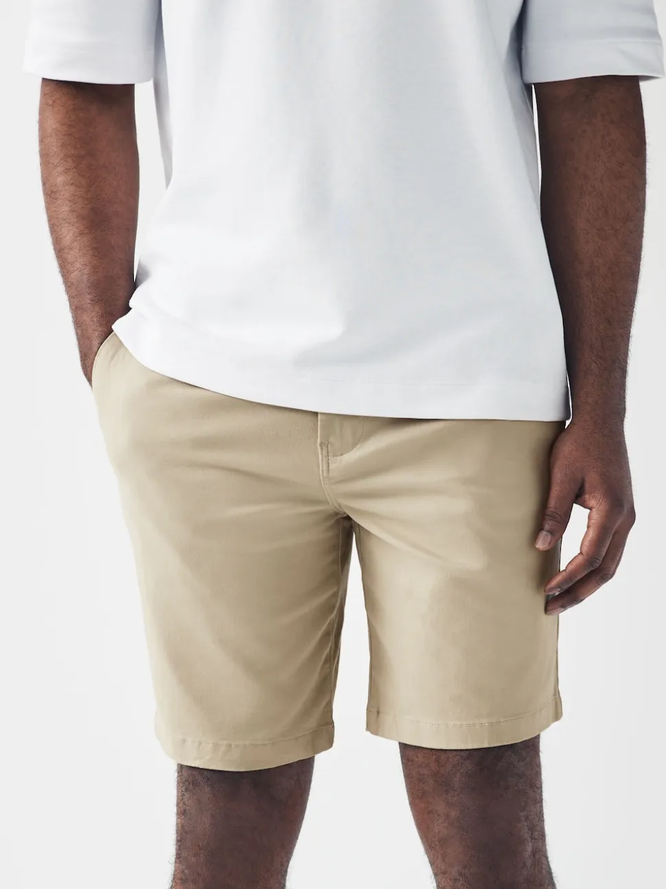 Multicolore - Slim Fit (Slim Fit) - Short chino extensible 4 Pack