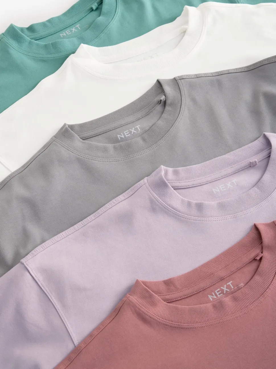 Multicolore - T-shirt 100% coton à manches courtes 5 Lot