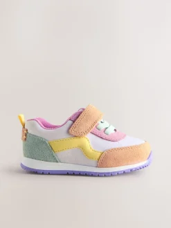 multicolore color block - Baskets premiers pas