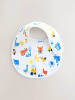 Multicolore Ferme - 5 Pack Baby BIBS
