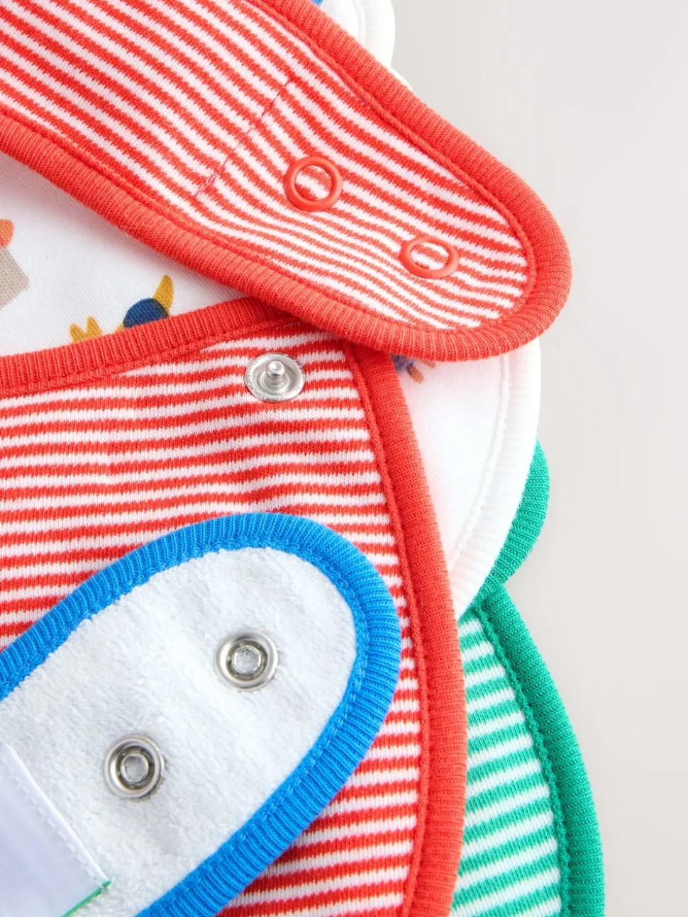 Multicolore Ferme - 5 Pack Baby BIBS