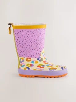 Multicolore imprimé animal - Bottes de pluie