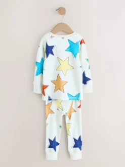Multicolore motif étoile - Lot de 3 pyjamas Snuggle (9mois-10ans)
