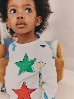 Multicolore motif étoile - Lot de 3 pyjamas Snuggle (9mois-10ans)