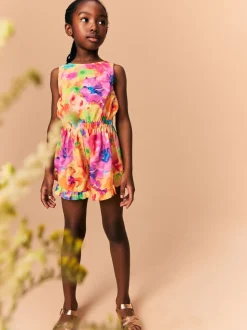 Multicolore tie-dye - Combinaison Noeud Detail (3-16ans)