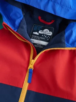 Navy Colourblock (en) - Combinaison imperméable doublée de polaire (3mths-7yrs)