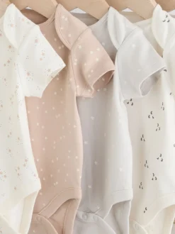 neutre - 100% coton manches courtes Bébé Body 5 Lot