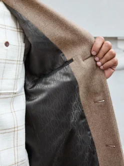 neutre - Ajustement régulier - Manteau Epsom en laine