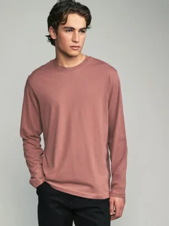 neutre - Ajustement régulier - T-shirt à coupe classique à manches longues en coton 100 %, lot de 5