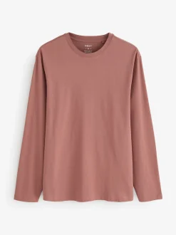 neutre - Ajustement régulier - T-shirt à coupe classique à manches longues en coton 100 %, lot de 5