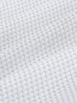 neutre - Ajustement régulier - Chemise habillée texturée à manches longues avec bordure