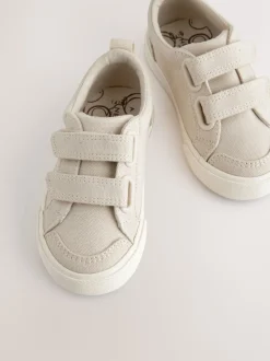 neutre - Baskets à deux lanières à fermeture tactile