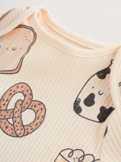 neutre - Bodys pour bébés Manches courtes 5 Pack